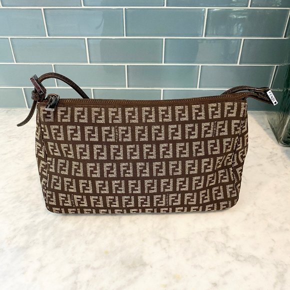 Fendi Handbags - FENDI Logo Small shoulder bag